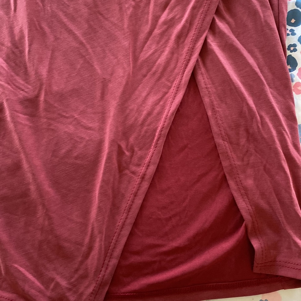 Lulus Rust Midi Dress - Picture 3 of 3